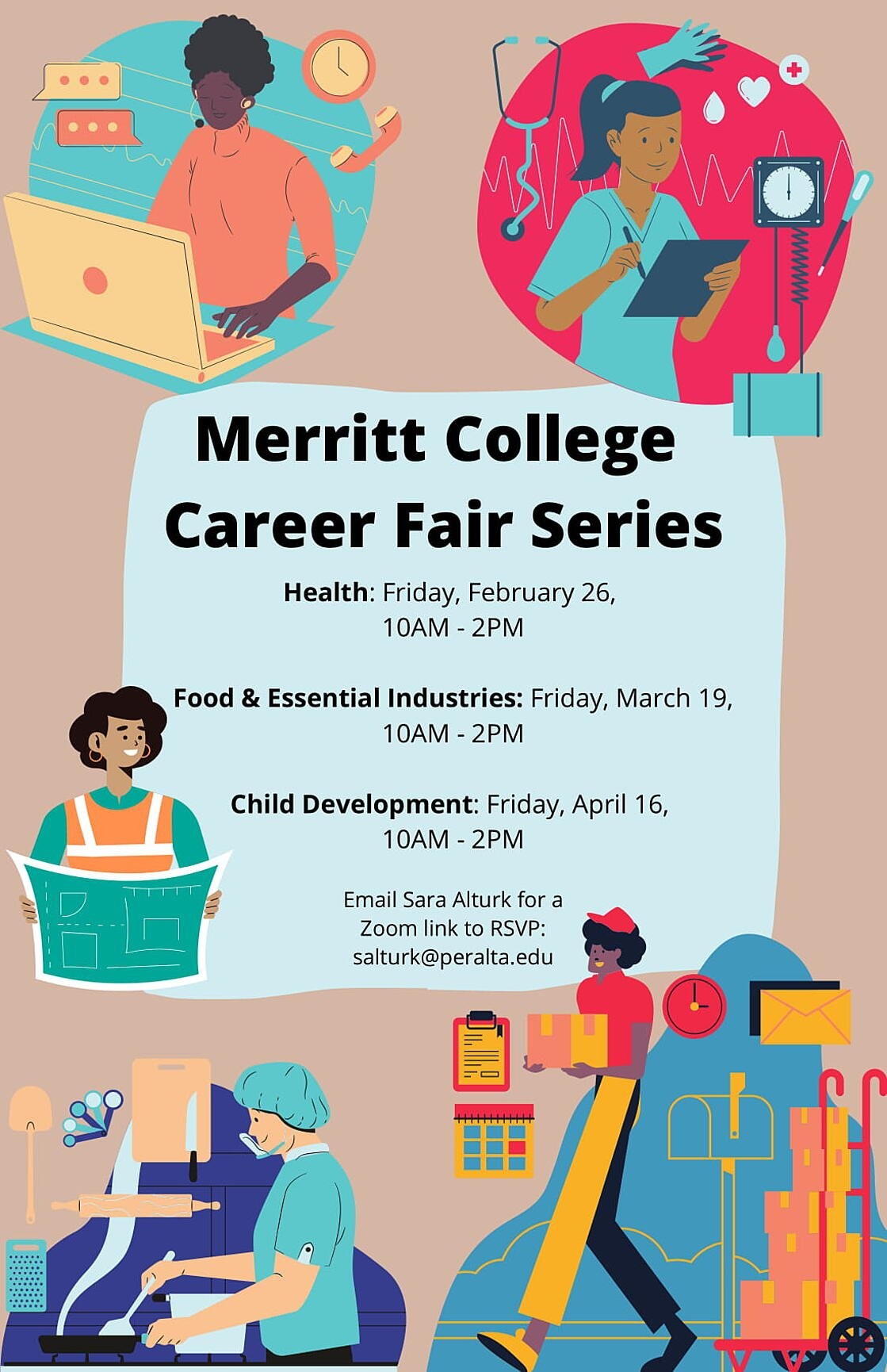 2021 Spring Career Fair Series-Merritt College - Northern Alameda Adult
