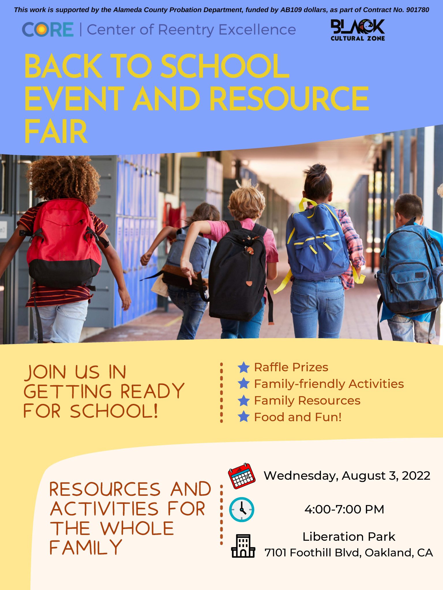 Back To School Event & Resource Fair  Northern Alameda Adult Education